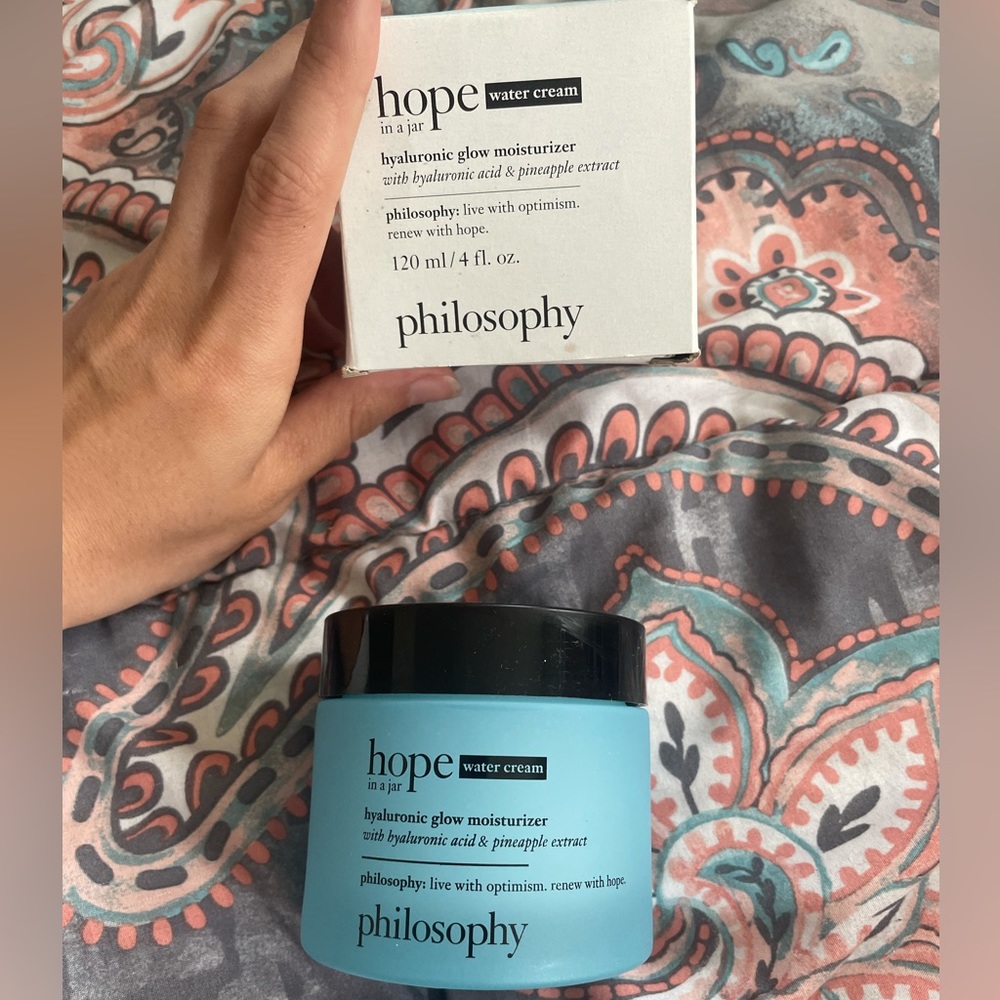 Hope In A Jar Water Cream Hyaluronic Glow Moisturizer 4 fl oz